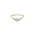 Verlobungsring aus Gold mit Diamanten