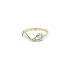Goldring mit Diamant