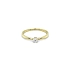 Gold Verlobungsring mit Diamant