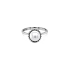 Goldring mit Naturperle und Diamanten