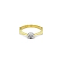Verlobungsring aus Gold mit Diamanten