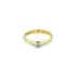 Gold Verlobungsring mit Diamant