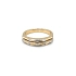 Goldring mit Diamanten