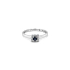 Goldring mit Saphiren und Diamanten