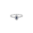 Goldring mit Saphiren und Diamanten