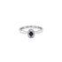 Goldring mit Saphiren und Diamanten