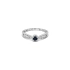 Goldring mit Saphiren und Diamanten