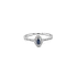 Goldring mit Saphiren und Diamanten