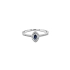 Goldring mit Saphiren und Diamanten