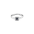 Goldring mit Saphiren und Diamanten
