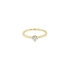 Verlobungsring aus Gold mit Diamant