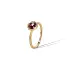 Gold Marco Bicego Lunaria Ring mit Granat
