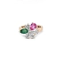 Crivelli Goldring mit farbigen Edelsteinen