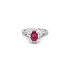 Goldring Crivelli mit Rubin und Diamanten