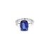 Verlobungsring aus Gold mit Tansanit und Diamanten