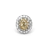 Goldring mit gelbem Fancy-Diamant