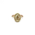 Goldring mit gelbem Diamanten
