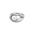 Goldring Naturperle und Diamanten