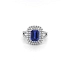 Goldring mit Tansanit und Diamanten