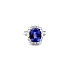 Diamantring mit Tansanit