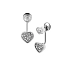 Gold-Ohrringe Chopard Happy Hearts 83A082-1009