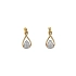 Gold-Ohrringe mit Diamanten