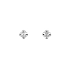Gold-Ohrringe mit Diamanten