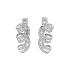 Gold-Ohrringe mit Diamanten