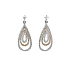Gold-Ohrringe mit Diamanten