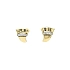 Gold-Ohrringe mit Diamanten