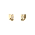 Gold-Ohrringe mit Diamanten
