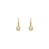 Goldohrringe mit Diamanten