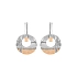 Gold-Ohrringe mit Diamanten