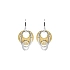 Gold-Ohrringe mit Diamanten
