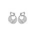 Gold-Ohrringe mit Diamanten
