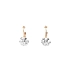 Gold-Ohrringe mit Diamanten