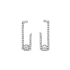 Gold-Ohrringe mit Diamanten