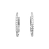 Runde Ohrringe aus Gold mit Diamanten