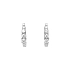 Runde Goldohrringe mit Diamanten