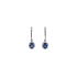 Gold-Ohrringe Saphir und Diamanten