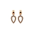 Gold-Ohrringe mit Diamanten