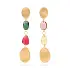 Gold-Ohrringe Marco Bicego Lunaria Farbe OB1899 TM Y