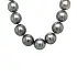 Gold-Halskette aus echter Schwarzmeer-Tahitiperle