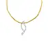 Gold-Halskette mit Diamanten