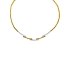 Gold-Halskette mit Diamanten