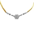 Gold-Halskette mit Diamanten
