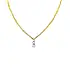 Gold-Halskette mit Diamanten