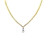 Gold-Halskette mit Diamanten