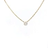 Gold-Halskette mit Diamanten