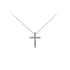 Gold Halskette Kreuz Diamanten